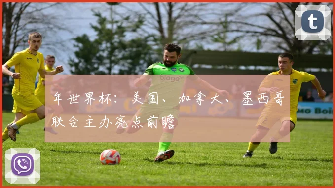 年世界杯：美国、加拿大、墨西哥联合主办亮点前瞻